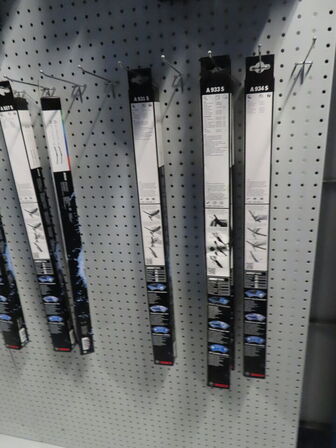 Stort sortiment viskerblade