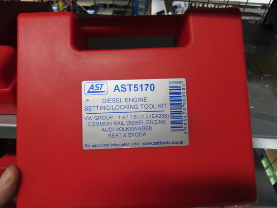 Værktøjssæt til indstilling/låsning af dieselmotorer, AST5170