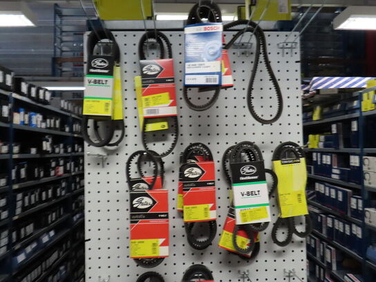 Stort sortiment remme