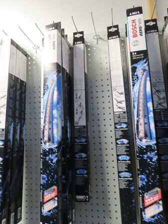 Stort sortiment viskerblade