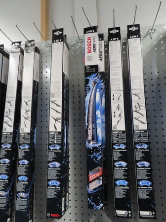 Stort sortiment viskerblade