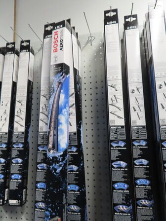 Stort sortiment viskerblade