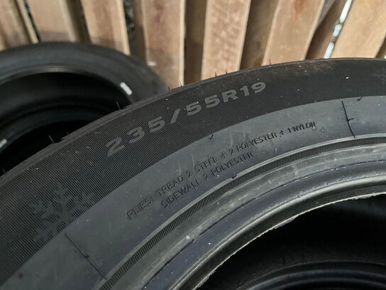 4 stk. vinterdæk 235/55-R19 XL 105H