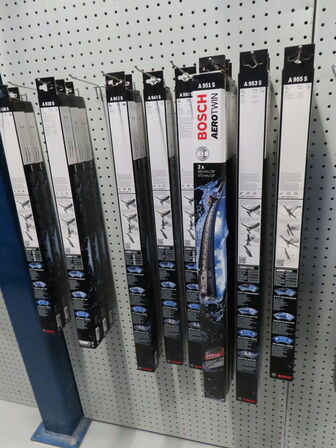 Stort sortiment viskerblade