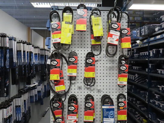 Stort sortiment remme