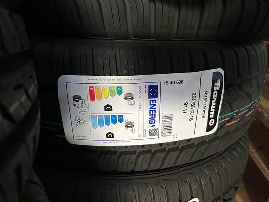 4 stk. dæk 205/55-R15 91H