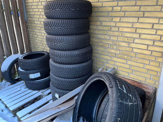 Div. usorteret dæk og bruge hjul