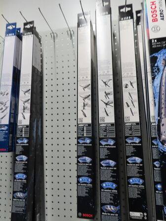 Stort sortiment viskerblade