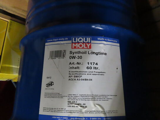 60L motorolie oW-30, syntetisk