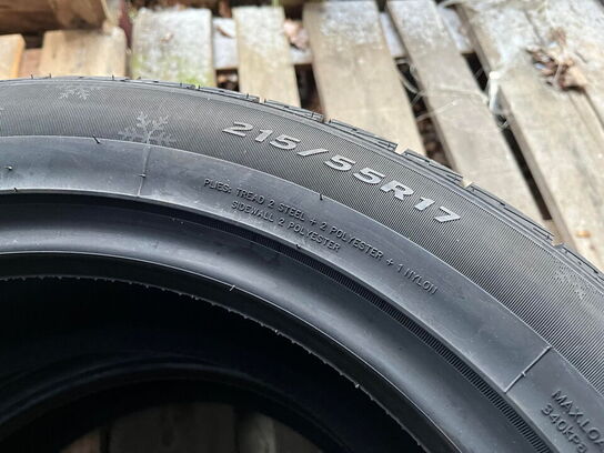 2 stk. vinterdæk 215/55-R17 XL 98V