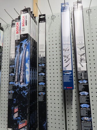 Stort sortiment viskerblade