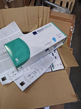 Nitrilhandsker  ABENA  Str. S 