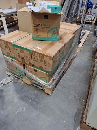 Nitrilhandsker  ABENA  Str. S 