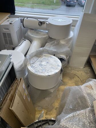 Stort parti ventilation 