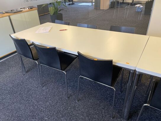 Kantinebord m. 6 stole