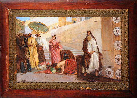 Painting H. A. Brendekilde (1857-1942)