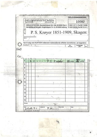 Painting P. S. Krøyer (1851-1909)