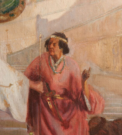 Painting H. A. Brendekilde (1857-1942)