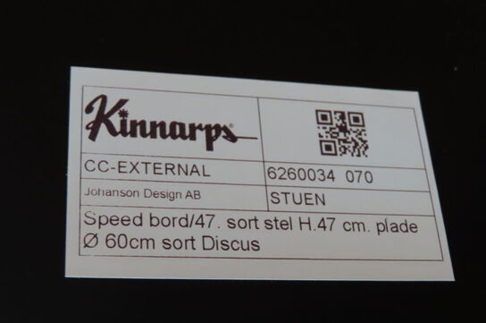 Loungebord & loungestol.