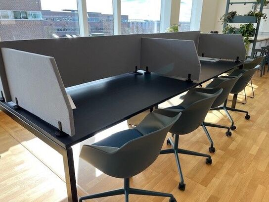 Arbejdsstation m/4 skriveborde.