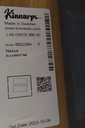 Møde-/kantinebord. Mrk: Kinnarps.