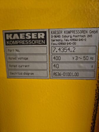 Kompressor KAESER AS36 (MOMSFRI)