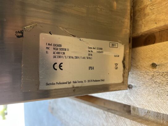Industri opvaskemaskine ELECTROLUX EUCAIDD rustrit stål