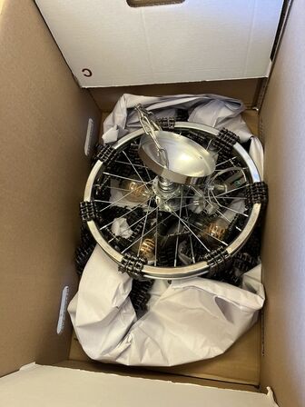2 stk. loftlamper, industrielt design