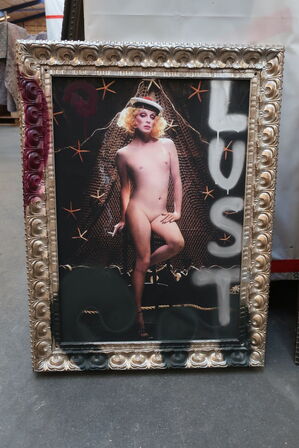 2 stk. QUEER PRIDE ART "Lust" og "$kiny" i trærammer
