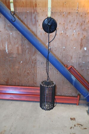3 stk. loftlamper, industrielt design