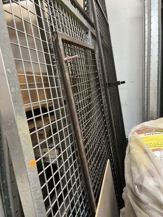 9 stk, haveespalier, trådnetshylder, trådnetspaneler