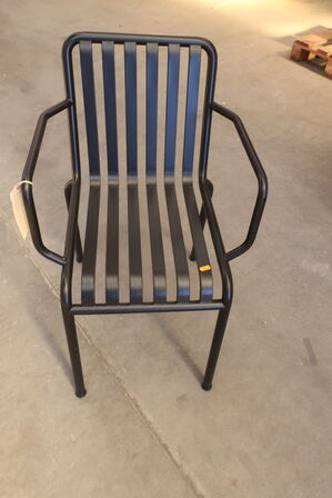 8 stk. læne/havestole. Design: HAY PALISSADE ARMCHAIR IRON RED
