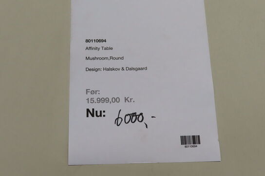 Affinity bord HALSKOV & DALSGAARD