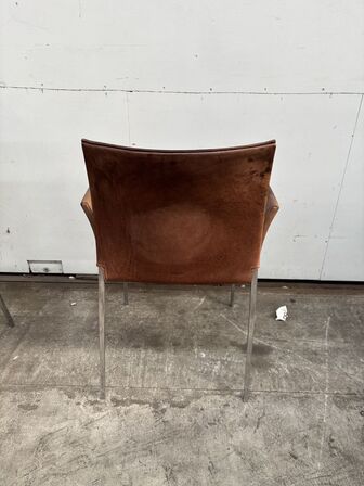 2 stk lædder stole ZANOTTA