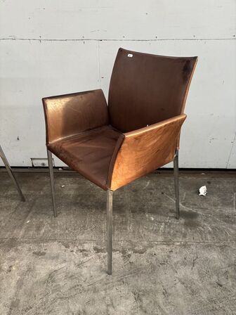 2 stk lædder stole ZANOTTA