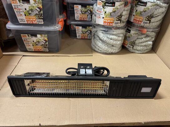 HOME It® infrarød terrassevarmer med Wi-fi til vægmontering 2000 Watt sort