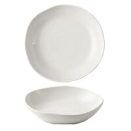 12 stk. Tallerken ergonomisk hvid 250 mm Envisage Natural Churchill