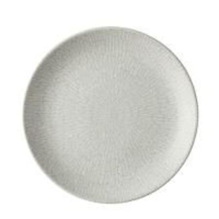 12 stk. Tallerken coupe grå 217 mm Delta Churchill