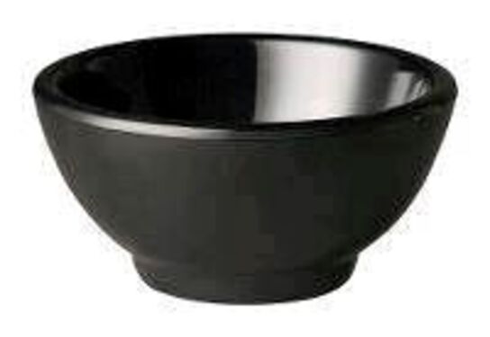 60 stk. Dipskål sort 2 cl Diam 55 mm melamin PURE