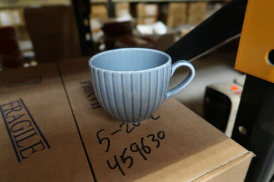 6 stk. Overkop blågrå 20 cl Daisy