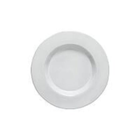 9 stk. Tallerken hvid m/fane 230 mm Plano Costa Nova