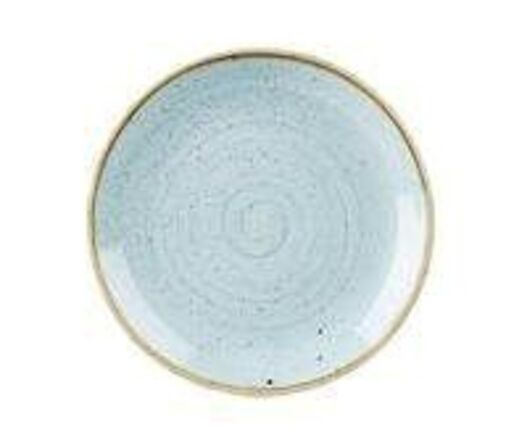 11 stk. Tallerken coupe lyseblå 324 mm Stonecast Churchill
