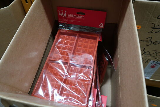 10 stk. Bageform Waffle Square 137 ml 