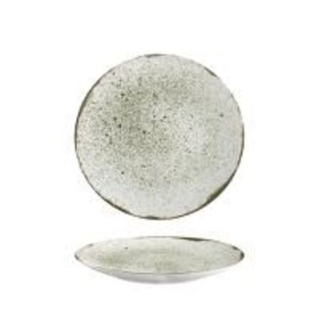 18 stk. Tallerken coupe mørkegrøn 203 mm Rustic