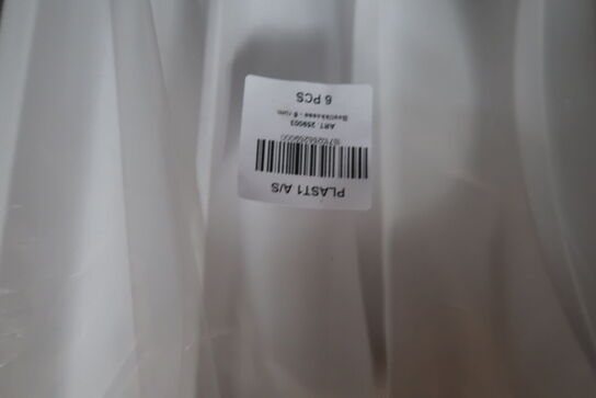 2 stk. Bestikbakke i plast B310 x D500 x H45 mm 