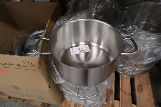 2 stk. Gryde 15,2 ltr diam 320 mm 