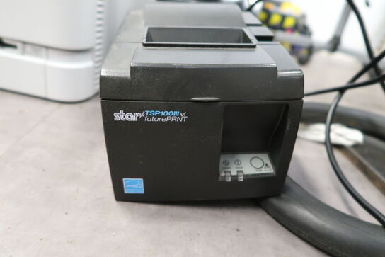 Printer RICOH P C200W samt 2 stk. bonprintere STAR FuturePRNT TSP100III