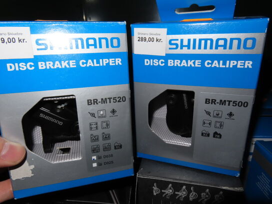 2 stk. bremseklo SHIMANO BR-MT520, BR-MT500