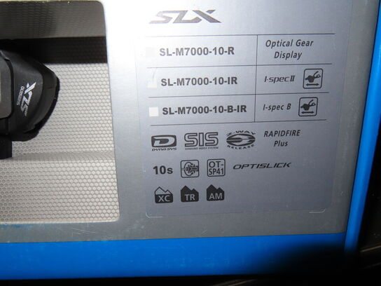 2 stk. skiftegreb SHIMANO SLX SL-M7000-L, SL-M7000-10-IR