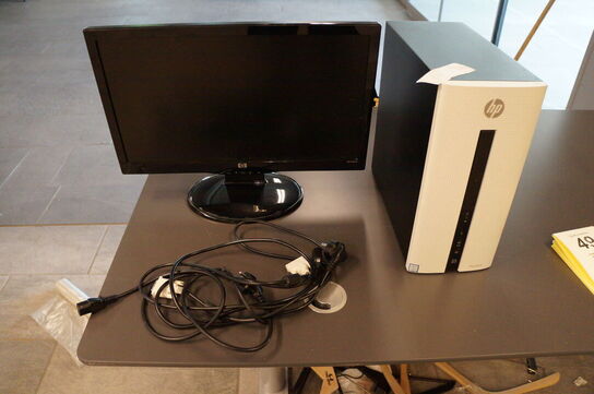 PC inkl. Skærm HP 